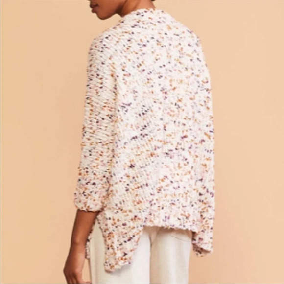 NWOT L&G Flecked Chenille Poncho Sweater - Picture 4 of 9